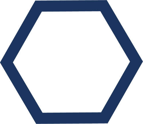 Icon - Blue Hexagon